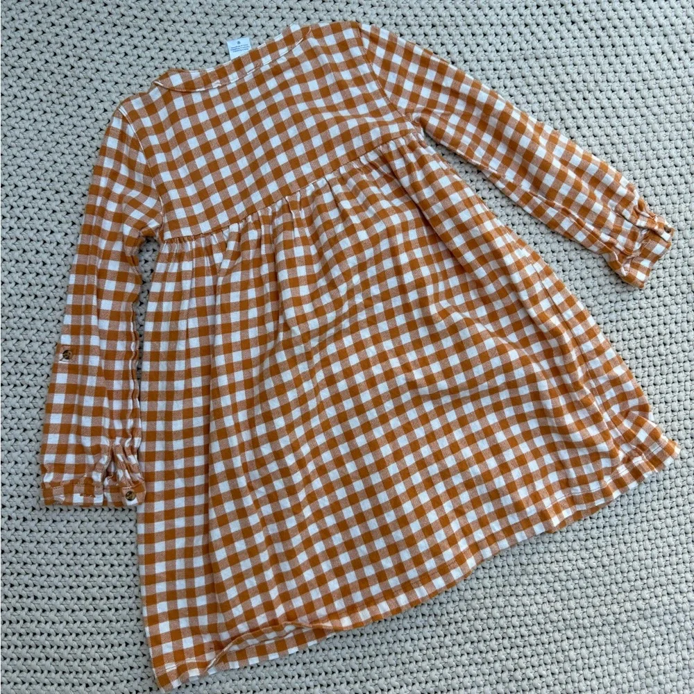 Carters 5T Long sleeve checkered tunic dress